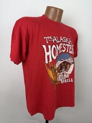 Vintage Alaska Shirt Mens Large Tight Fit 80s Nature Tee Alaska Souvenir T-shirt