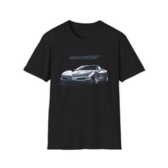 C5 Corvette Shirt | Silver C5 Vector Art | LS1 Muscle Car Tee Retro Racing Gift