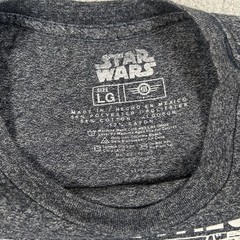Star Wars Millennium Falcon Shirt Mens Large Gray Blueprint Graphic Tee T-Shirt