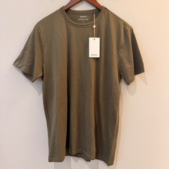 Quince Tee Set 100% Pima Cotton Luxe Touch Long Sleeve Lot of 2 Olive Navy NWOT
