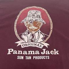 Vintage 80’s Panama Jack T-Shirt 50/50 USA (XL Runs Small) Beach Surfing 9946
