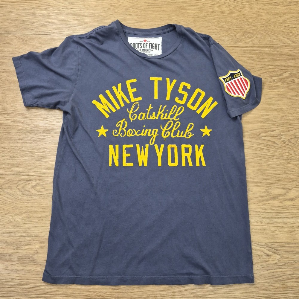 Roots of Fight Mike Tyson Bloodlines CatsKill Boxing Club Shirt Men’s Medium