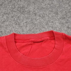 VTG Perry Ellis T Shirt Mens XL? Red America Tractor Graphic 90s Single Stitch