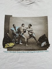 Vintage 90’s Parole Di Cotone Sumo Wrestlers Beato Felix Nadar T-shirt Mens Sz M