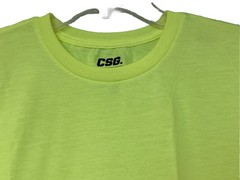 Men CSG Citron Fresh Green Basic T-Shirt Sz M Or XL Cotton Blend Short Sleeve BN