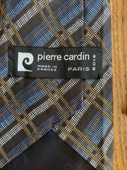 Pierre Cardin Men’s Necktie Made in France 100% Silk Tie Vintage!