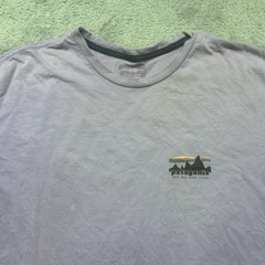 Patagonia ’73 Skyline T-Shirt Men’s XL Light Purple Organic Outdoor Short Sleeve