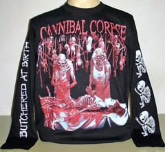 Cannibal Corpse Butchered At Birth Long Sleeve T-Shirt Size S M L XL 2XL 3XL New