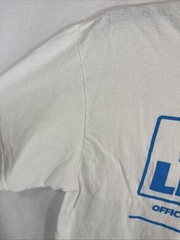 Bud Light Official Beer Sponsor NFL Short Sleeve T-Shirt Men’s Large White