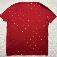 Hollister Must-Have Collection Mens Red Icon Crewneck Cotton T-Shirt Size XL