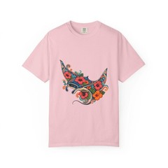 Psychedelic Hibiscus Manta Graphic Tee