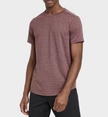 Men’s All In Motion Short Sleeve Soft Stretch T Shirt Berry Size S NEW!