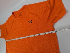 Under Armour Shirt Men’s LT Orange Tech 2.0 Athletic T-Shirt Tee Active 1326413
