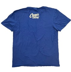 Raising Cane’s Crew Employee T-Shirt Blue XL District 100% Cotton EUC