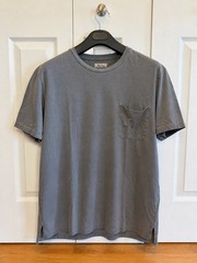 Rowan Asher Pocket Tee Basalt Gray Medium Supima Cotton USA Made Men’s