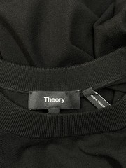 Theory Mens Soris Tee Black Size M Light Bilen Crewneck Short Sleeve