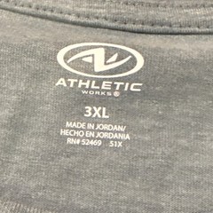 New (4) Athletic Works Mens 3XL DriWorks Long Sleeve T-Shirts Moisture Wicking