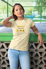 Stay Wild Sunflower Tee | Floral Sunflower Design Comfort Colors