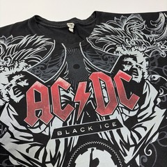 AC/DC Black Ice 2008 Album Logo size XL Black T Shirt Band Merch Tee