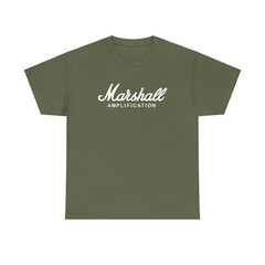 New Marshall Amplifie Logo Black/White/Grey/Navy and More T-Shirt Size S-5XL