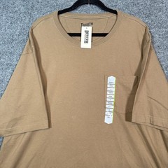 Duluth Shirt Mens XL Longtail Beige Tshirt Relaxed Fit Casual Thick Outdoors NEW