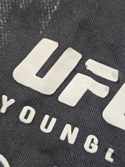 HASBULLA YOUNGLA UFC™ FIGHTER TEES – XL – uni- sex rare vintage shirt euc Boxy