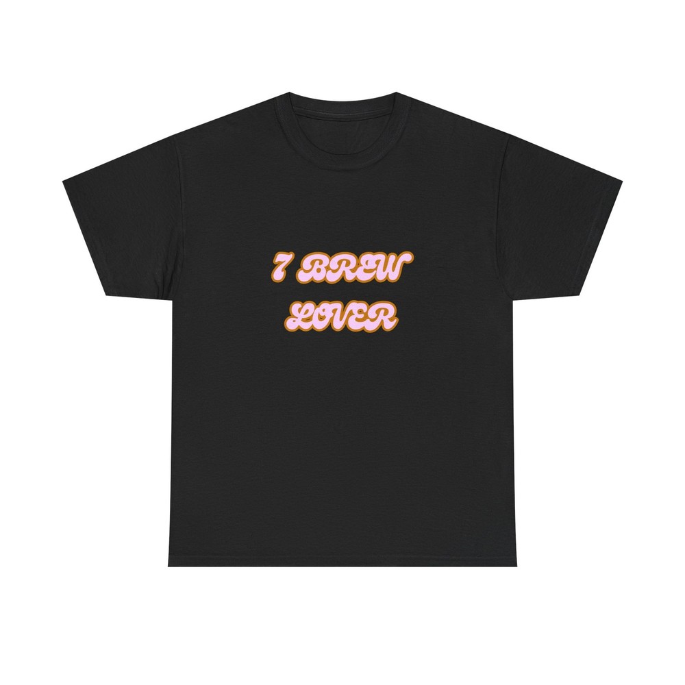 7 Brew Lover Unisex Heavy Cotton Tee – Casual Wear, Coffee Lover