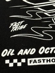 FASTHOUSE – Men’s Short Sleeve L – LARGE – Black – FAST HOUSE F/H – Still Smokin