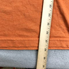 VTG PITT Shirt Mens Large Orange Cotton Contrasting Trim Pittsburgh Panthers Tee