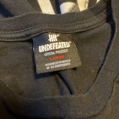 Recommended UNDEFEATED Tee Black Size L
