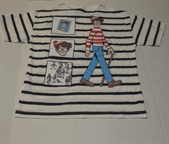 Zara Where’s Wally Wally Striped Knit Cotton Crew Neck T-Shirt Men’s 8