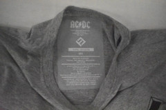 AC/DC Mens AC/DC Gray Classic Logo Shirt Large New In Package