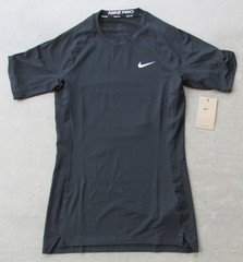 NIKE PRO TRAINING DRI-FIT SHORT SLEEVE BLACK T-SHIRT MENS SIZE MEDIUM DH4800-010