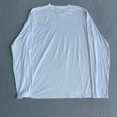 REI Co-op Mens XL Tall Long Sleeve Performance Shirt White Crew Neck Activewear