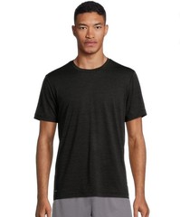 Athletic Works Men’s Driworks Tee Shirt Large Poly Jersey Rich Black Stripe USA