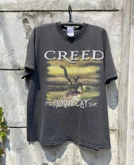 Creed 1999 Band Human Clay Tour Black Short Sleeve Unisex Tshirt S to 5XL