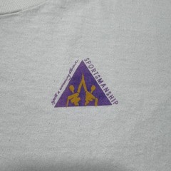 Vintage 1994 IHSA Girls Badminton School State Finals Sports Graphic T-Shirt XL