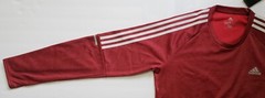 Adidas Men’s Sweatshirt Pullover Shirt Large Red Athletic Reflective Climawarm