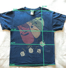 2005 The Beatles Rubber Soul Cover T-shirt Large Rock Tee Faded 00s y2k Vintage