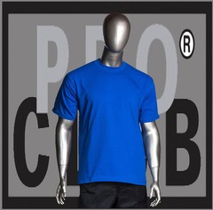 1 New Mens Pro Club Heavyweight Royal Blue Blank T Shirt M to 3XL PROCLUB