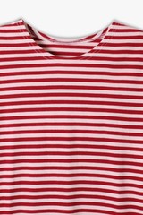 TELNYASHKA STRIPED COTTON LONG SLEEVE SHIRT RUSSIAN ARMY RED XXL