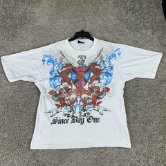 VINTAGE Mecca Shirt Mens Extra Large White Since Day One Hip Hop Big Print
