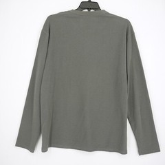 Cremieux Men’s Long Sleeve Henley Shirt XXL Gray Solid NWT
