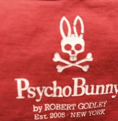Psycho Bunny Mens Pink V-Neck Short Sleeve T-Shirt Size 8 XXL Pima Cotton Logo