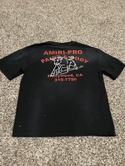 amiri t shirt bull t-shirt oversized worn 1 time has original tag as shown