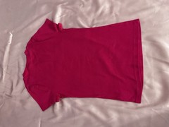 Teens S Regular 2-Pack Pink/Fuchsia Solid Crew Neck Short Sleeve T-Shirts