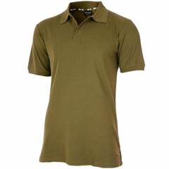 Mil-tec Mens Coyote Brown Polo T-Shirt – Tan Breathable Military Top Outdoors