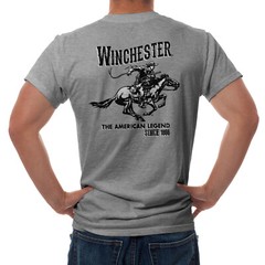 Winchester Pro – Vintage Horse and Rider Mens T-shirt