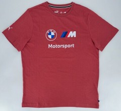 Puma T-Shirt Mens Large Red BMW MMS Motorsport ESS Logo Racing Tee Y2K 621314 10