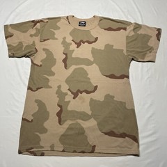 Vintage Camo T-Shirt Men’s Large Camouflage Outdoor Army Military Dad Serviceman